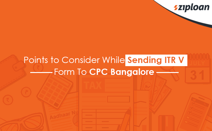 Sending ITR V Form To CPC Bangalore