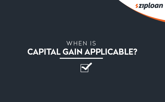Capital Gain applicability